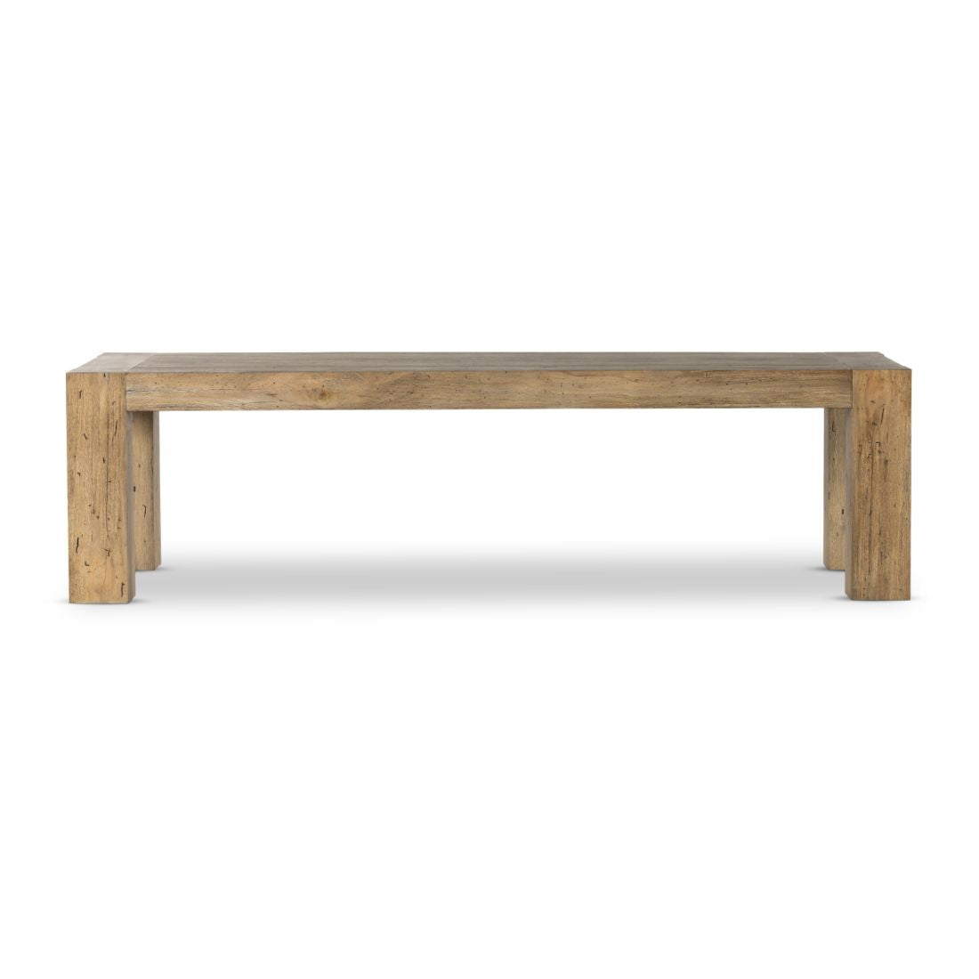 Abaso Rustic Oak Dining Table 108"