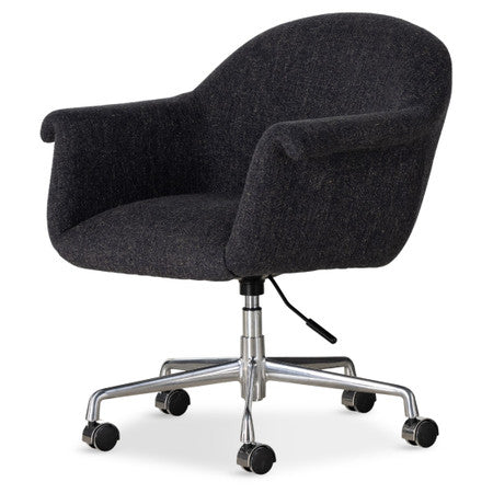 Suerte Slate Upholstered Office Desk Chair