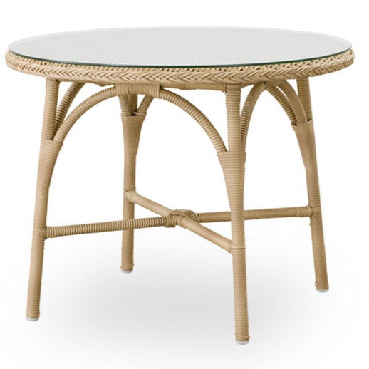 Victoria 31.5" Round Cafe Table w/Glass Top