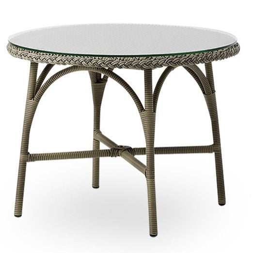 Victoria 31.5" Round Cafe Table w/Glass Top