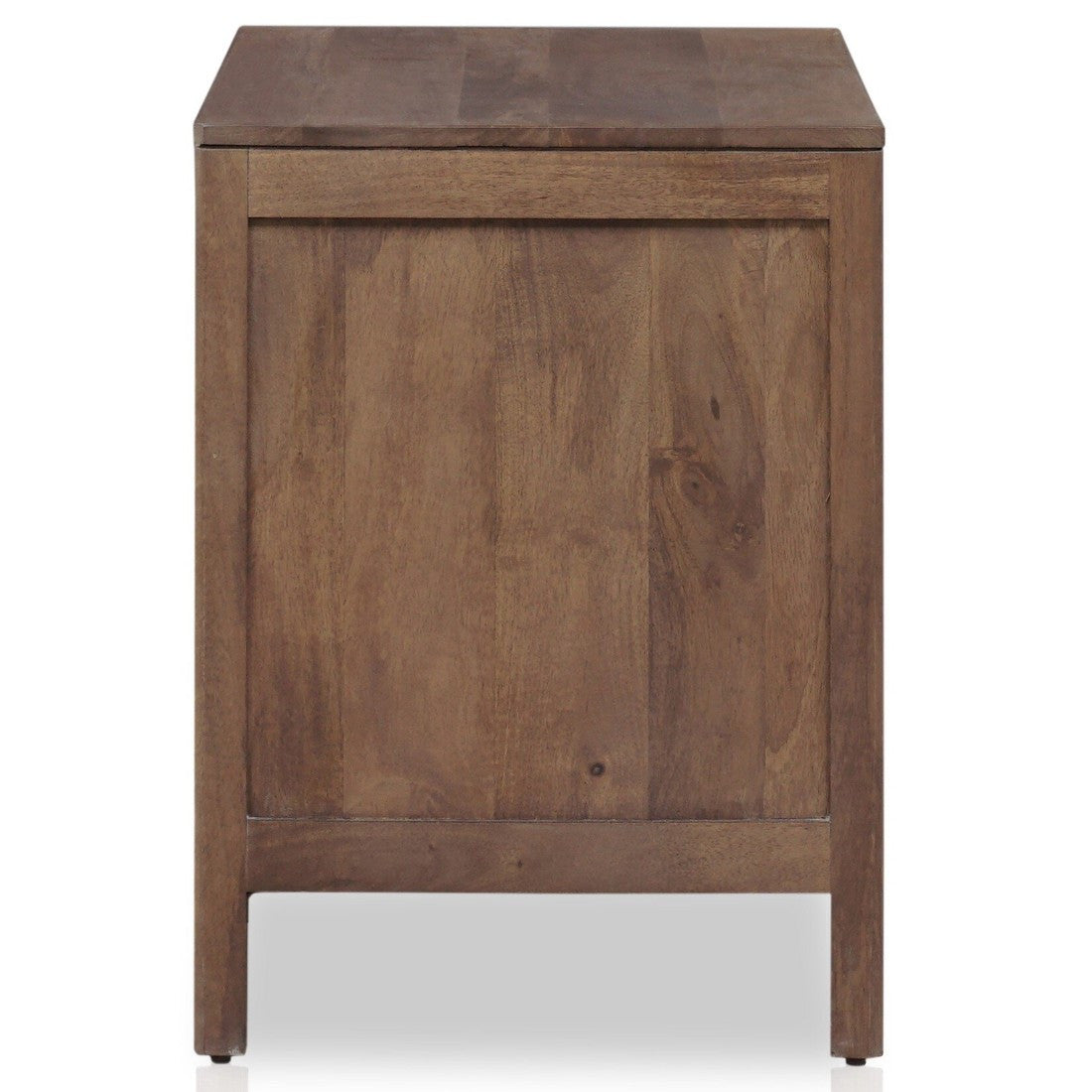 Sydney Brown Wash Mango Woven Cane Large Nightstands