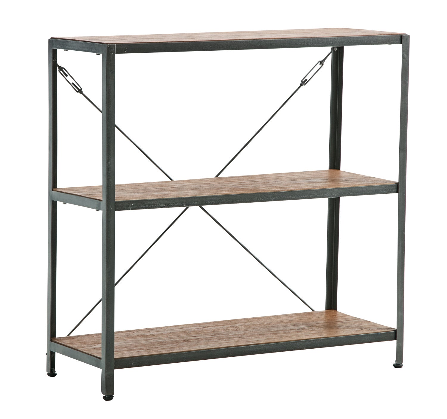 Shelly Teak Low Shelves