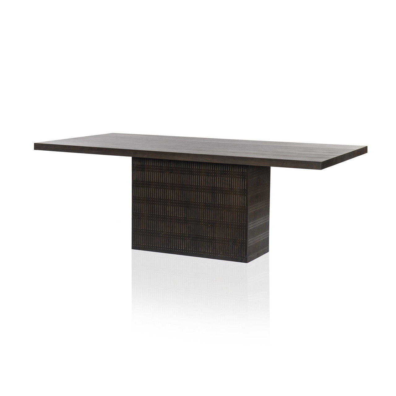 Kelby Dining Table 84" - Vintage Brown