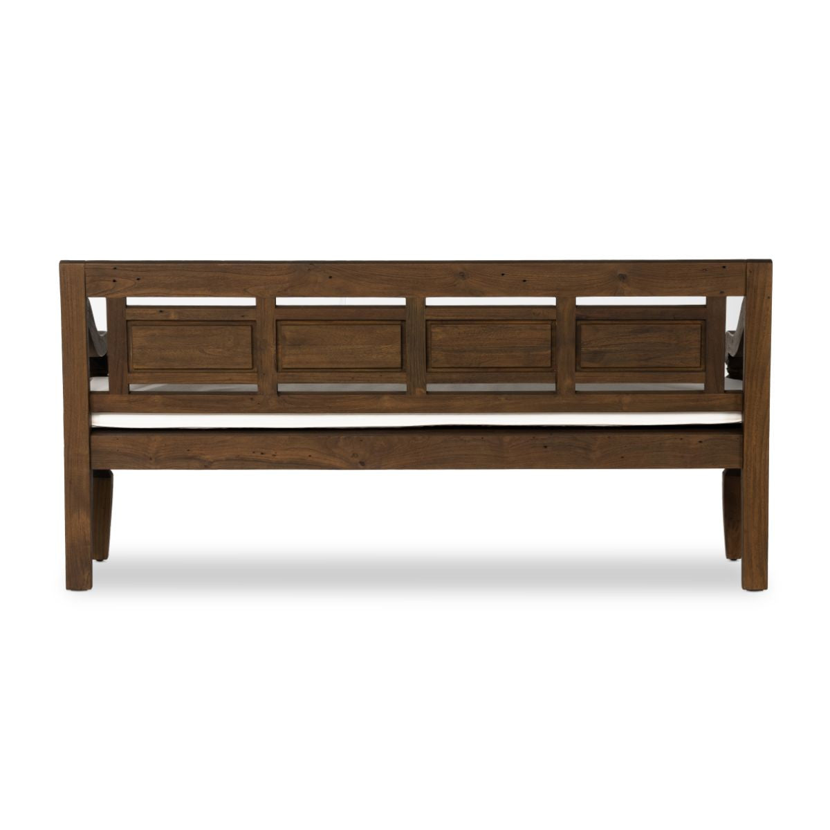 Stewart Brown Teak Wood Outdoor Bench 71"