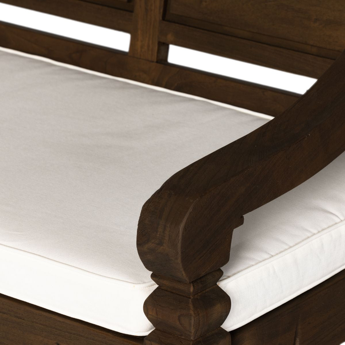 Stewart Brown Teak Wood Outdoor Bench 71"