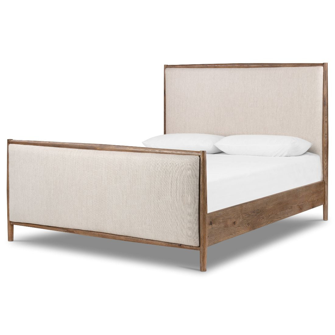 Glenview Weathered Oak Queen Platfrom Bed