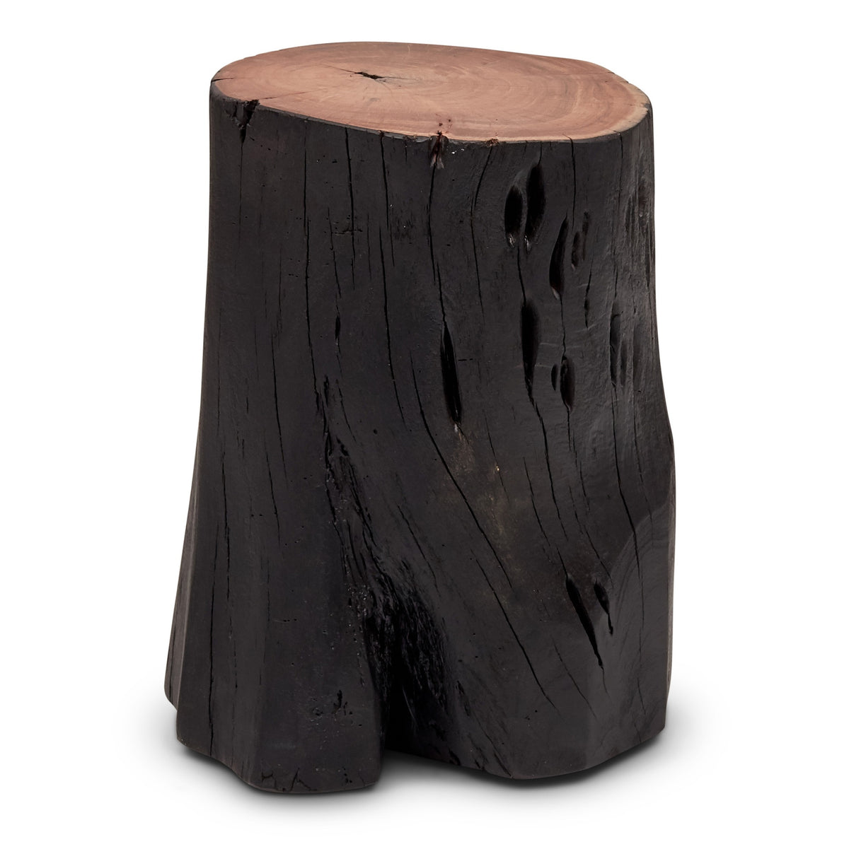 Brooks Solid Wood Stump - Ebonized by Urbia - detail 2