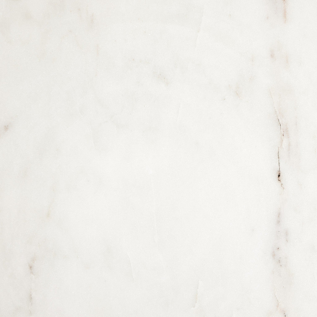 Skylar End Table 19.5" - Polished White Marble