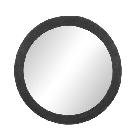 Grazia Wall Mirror - Black Plaster Iron