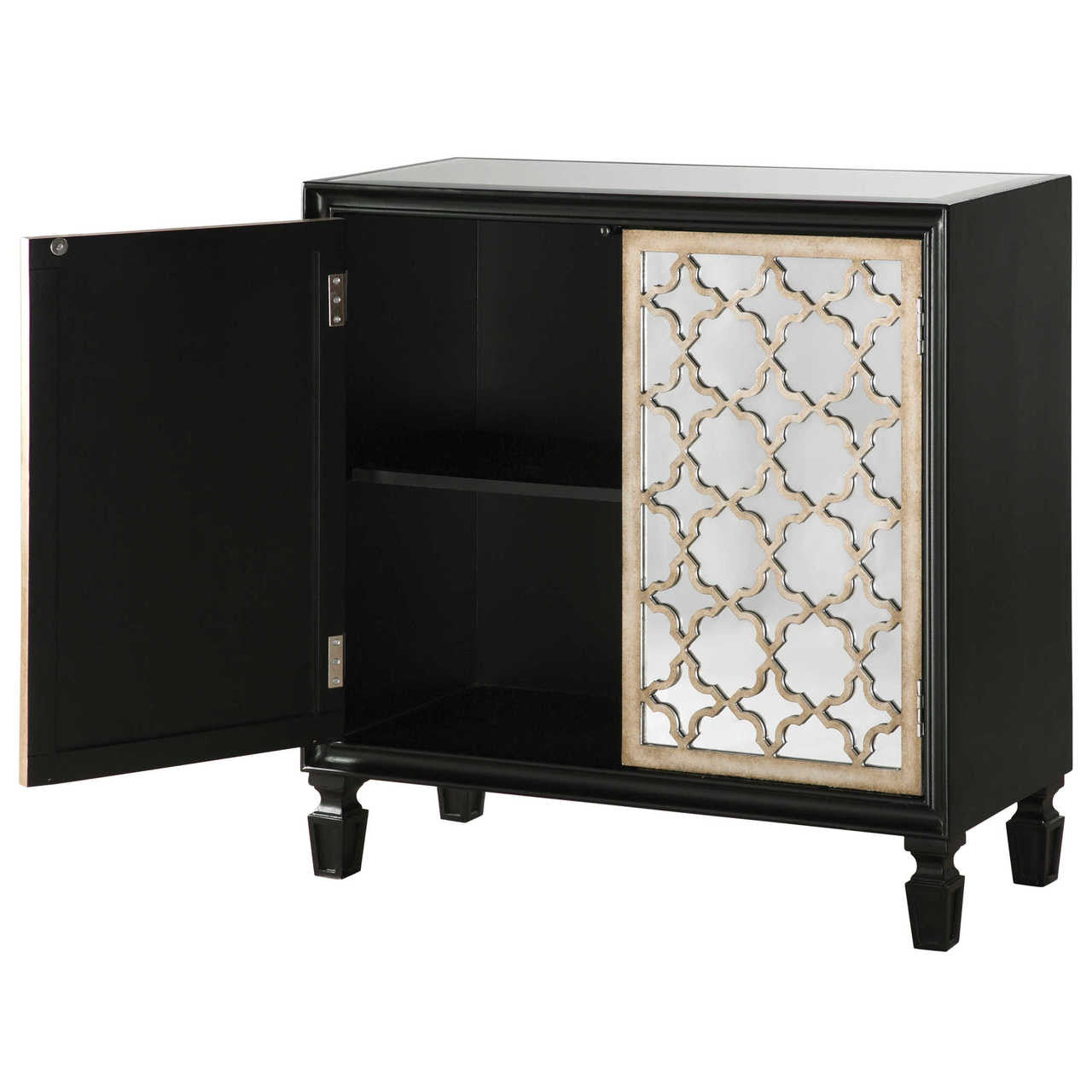 Franzea Mirrored Small Console Cabinet