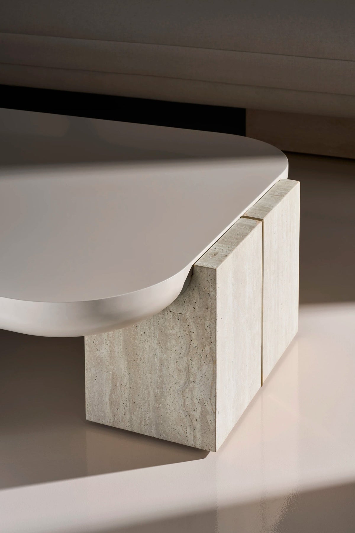 Overlap Rectangle Cocktail Table 70" by Caracole - view 13
