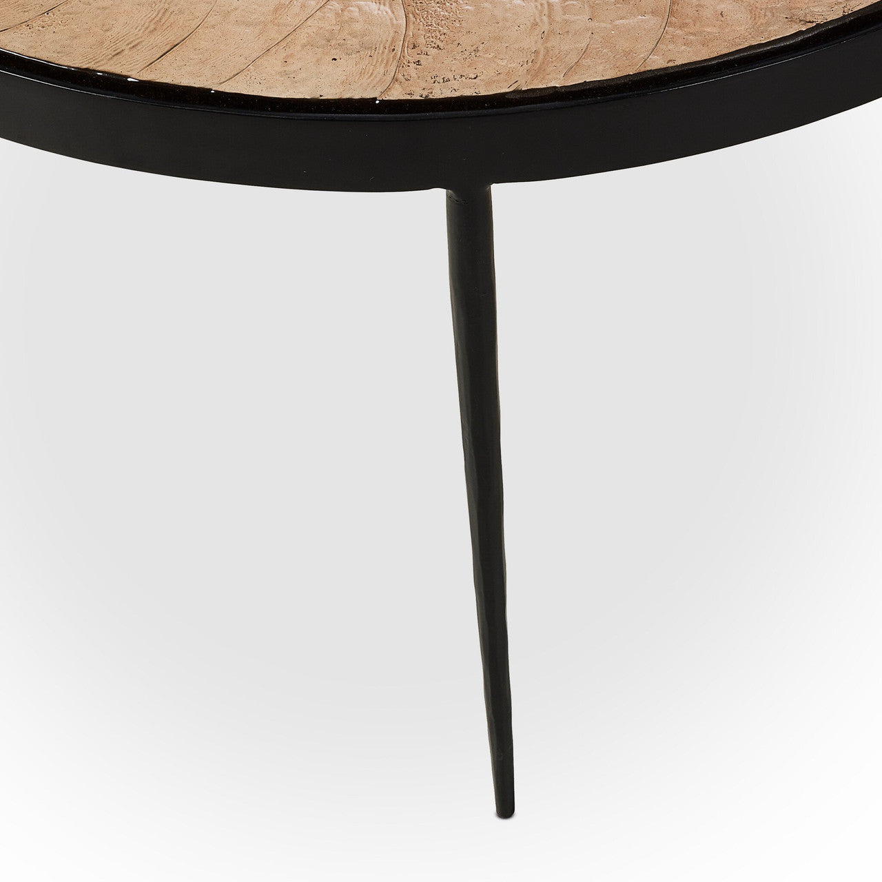 Yoko Nesting Table - Smoked Brown Cast Glass
