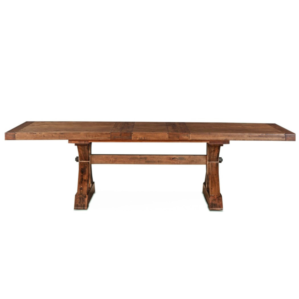 Aspen Extension Trestle Table 88"-110"  in Earth