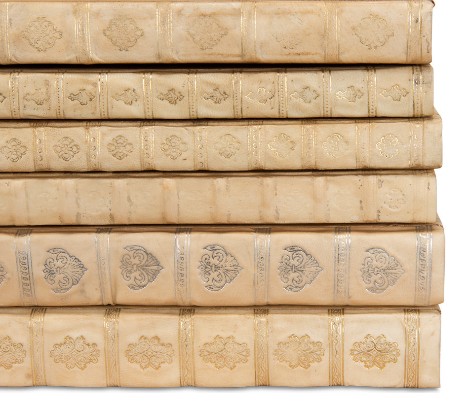 White Leather & Paper Books,S/24 by Sarreid Ltd - view 7