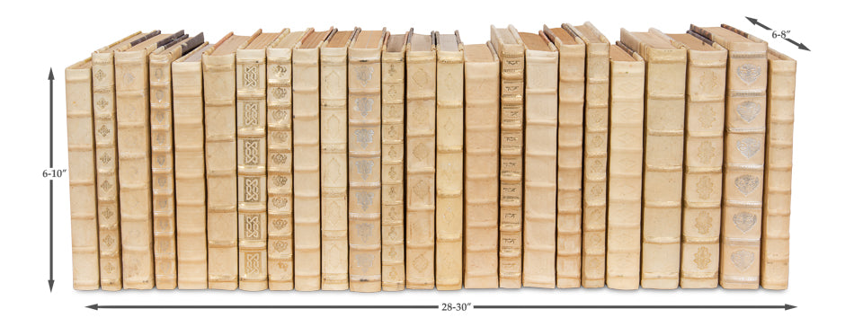 White Leather & Paper Books,S/24 by Sarreid Ltd - view 6