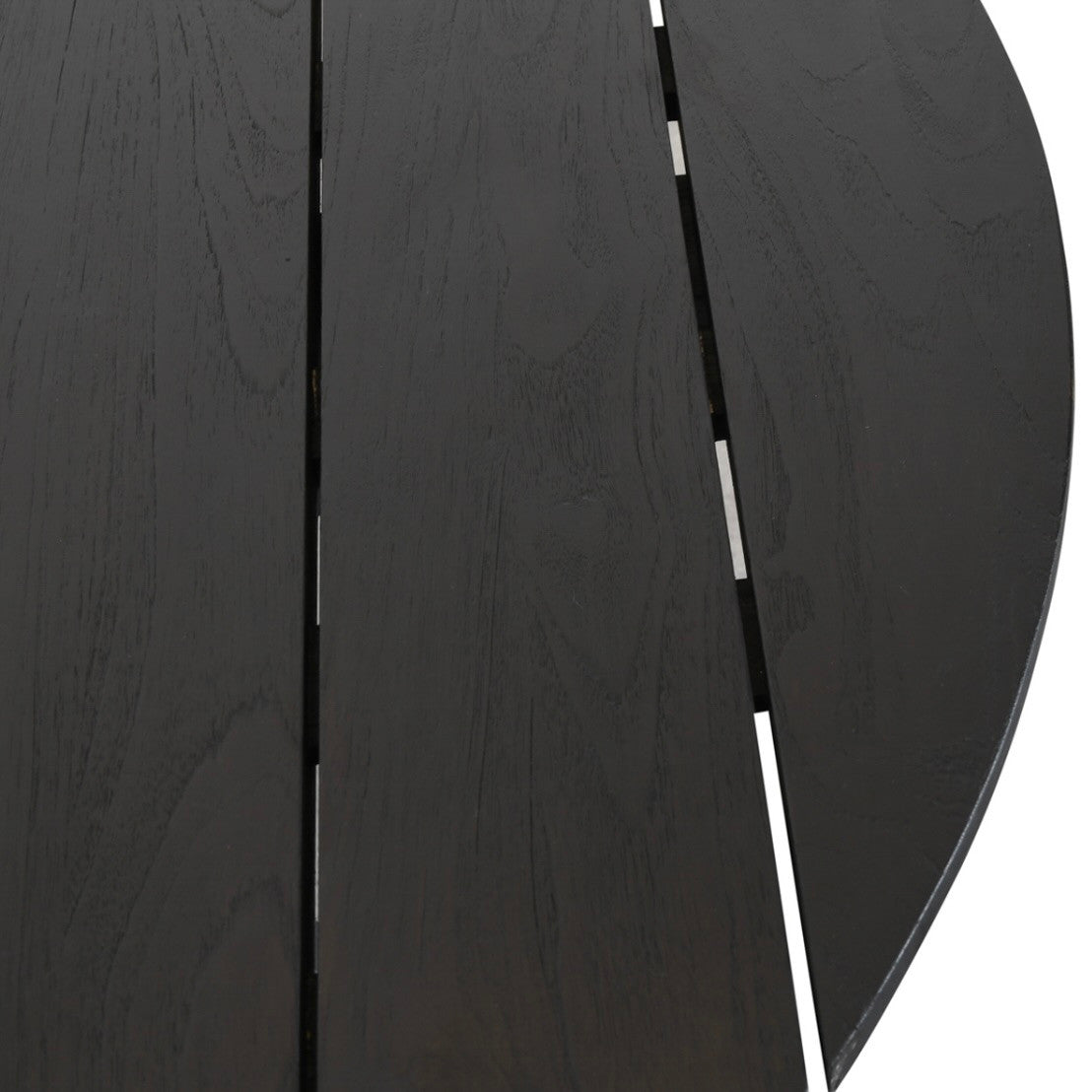 Alameda Outdoor Round Dining Table in Black 53"