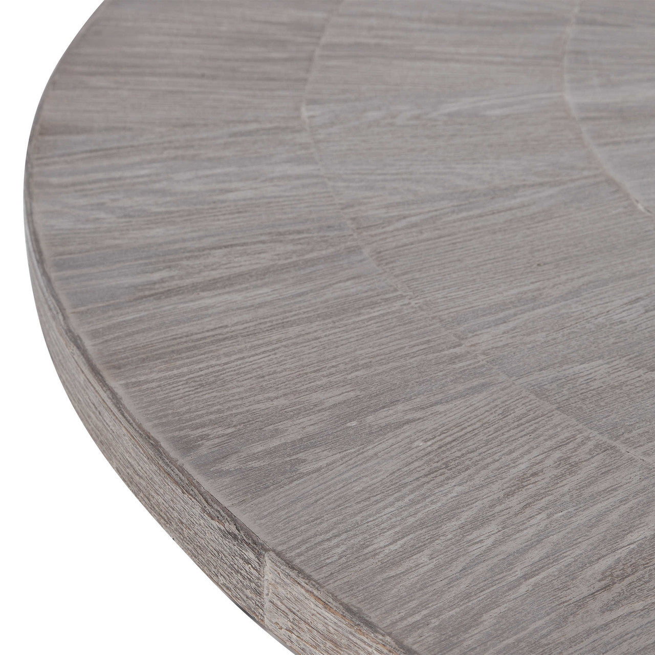 Gidran Grey Oak Round Dining Table 52" 