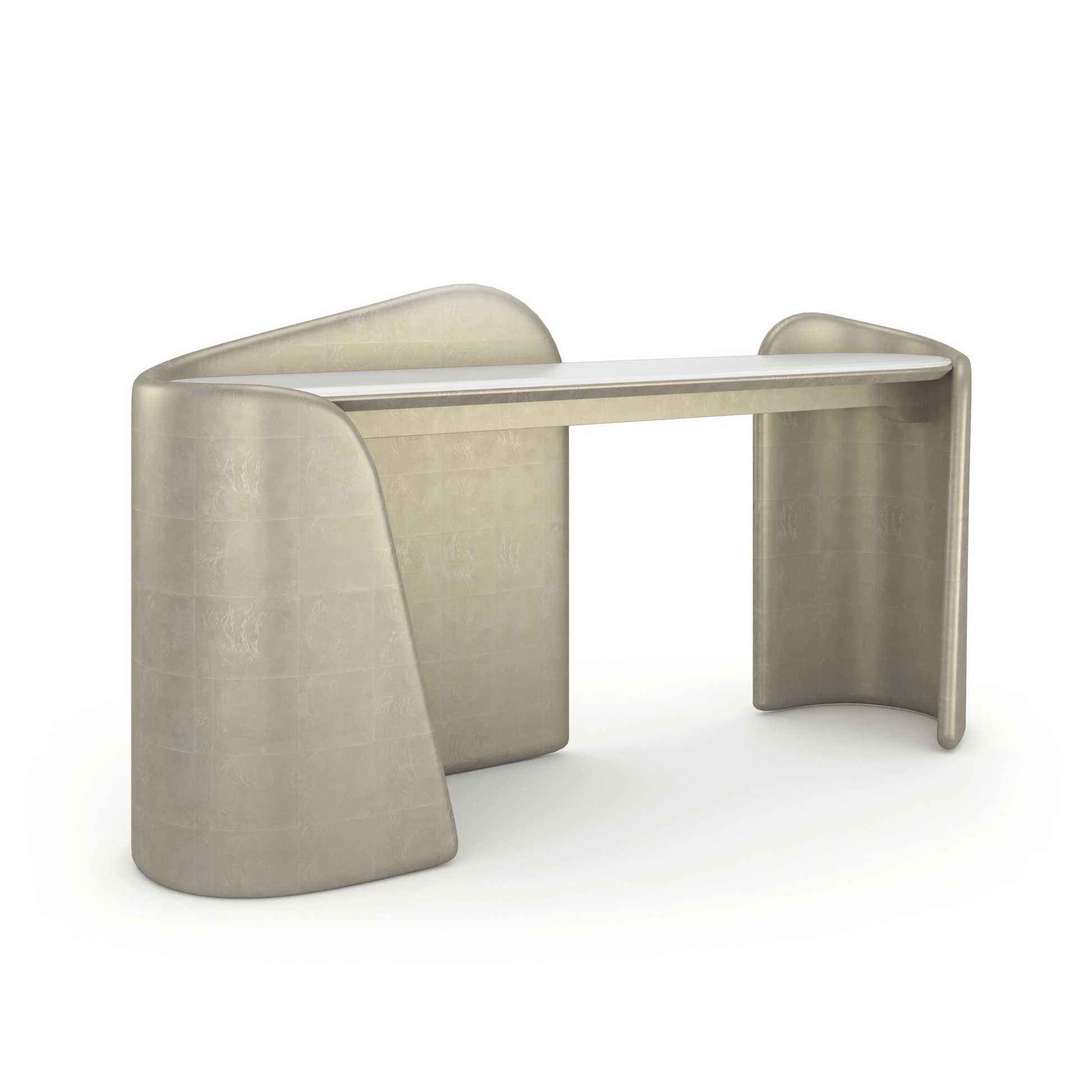 Bauble Console Oracle Broken Leaf Console Table 68.50" by Caracole - view 4