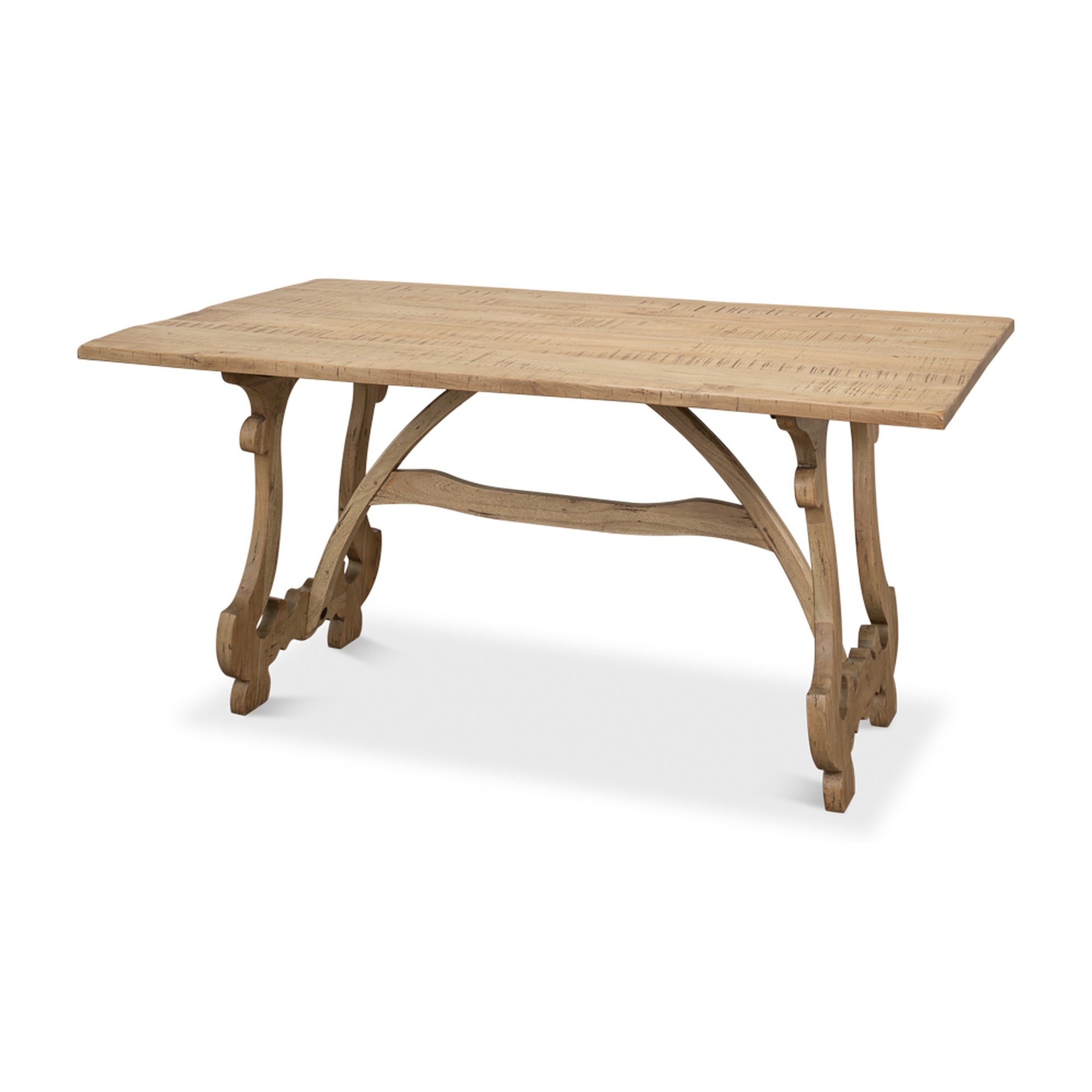 Calambac Dining Table, Driftwood Finish by Sarreid Ltd