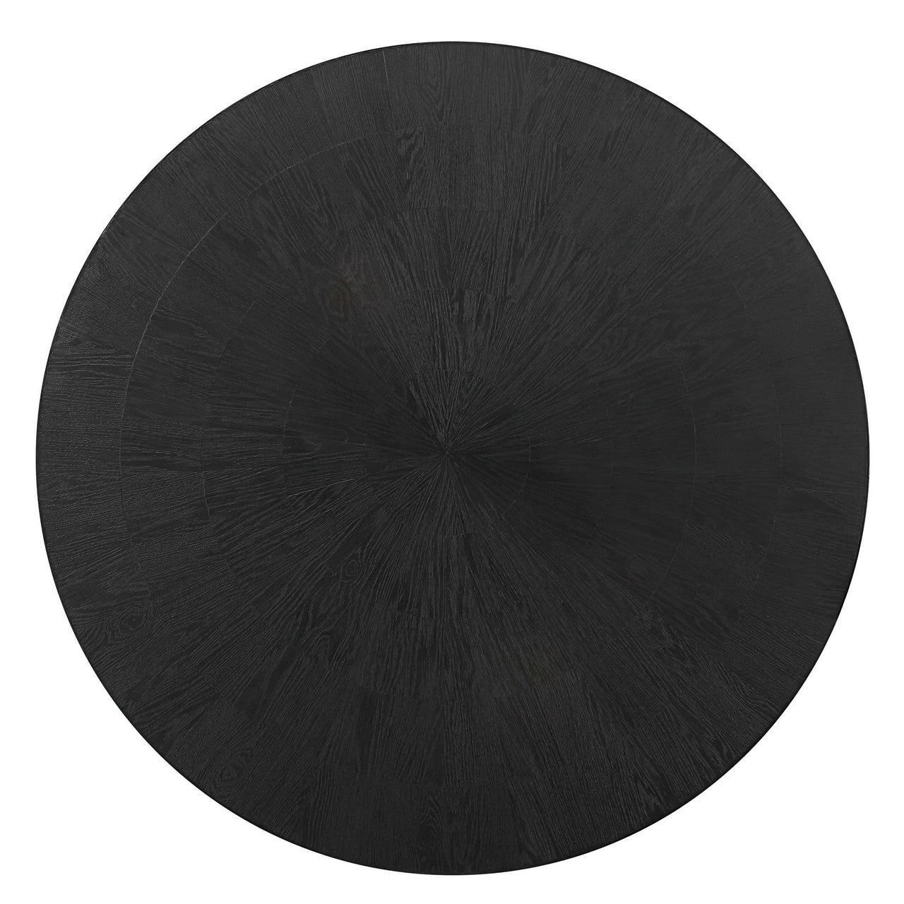 Gidran Black Oak Round Dining Table 60"