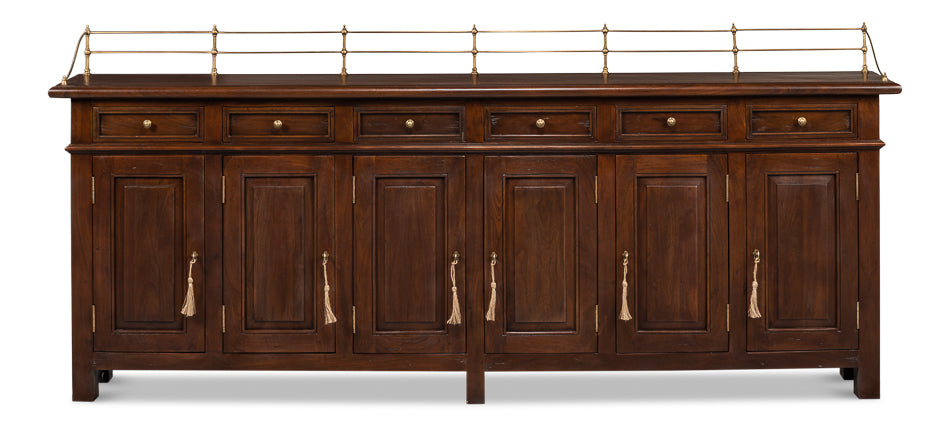 Covent Gardens Sideboard, Cognac by Sarreid Ltd - view 2