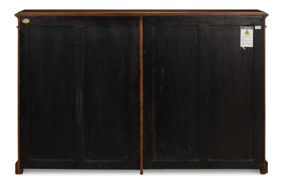Carmel-By-The-Sea Bookcase, Cognac by Sarreid Ltd - view 8