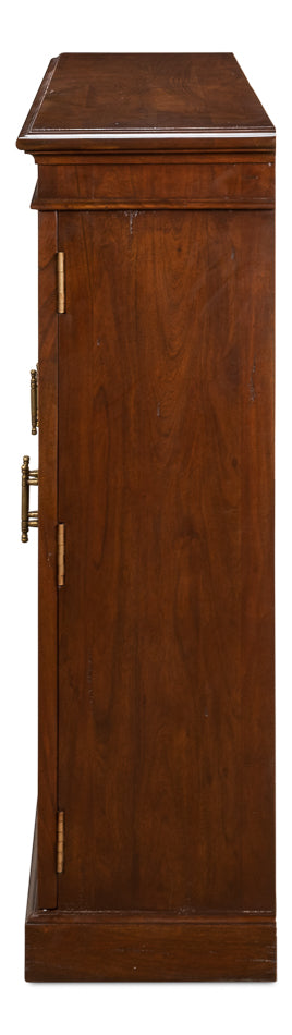 Carmel-By-The-Sea Bookcase, Cognac by Sarreid Ltd - view 9