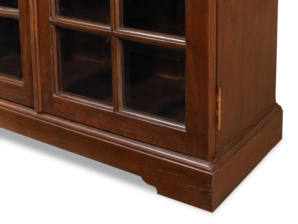 Carmel-By-The-Sea Bookcase, Cognac by Sarreid Ltd - view 12