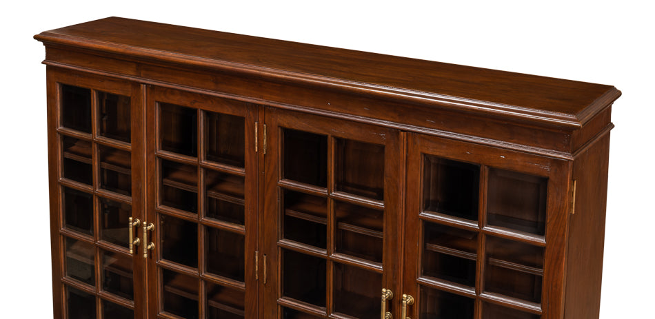 Carmel-By-The-Sea Bookcase, Cognac by Sarreid Ltd - view 4