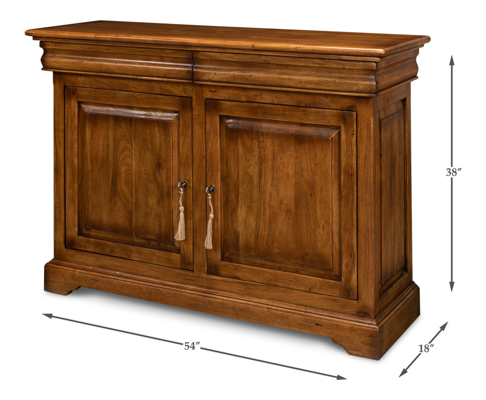Charterhouse Cabinet, Fruitwood by Sarreid Ltd - view 7
