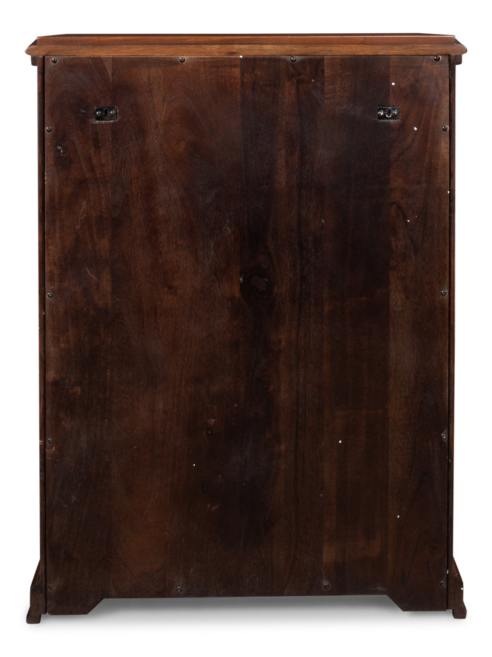 Dante Hall Cabinet, Walnut by Sarreid Ltd - view 8