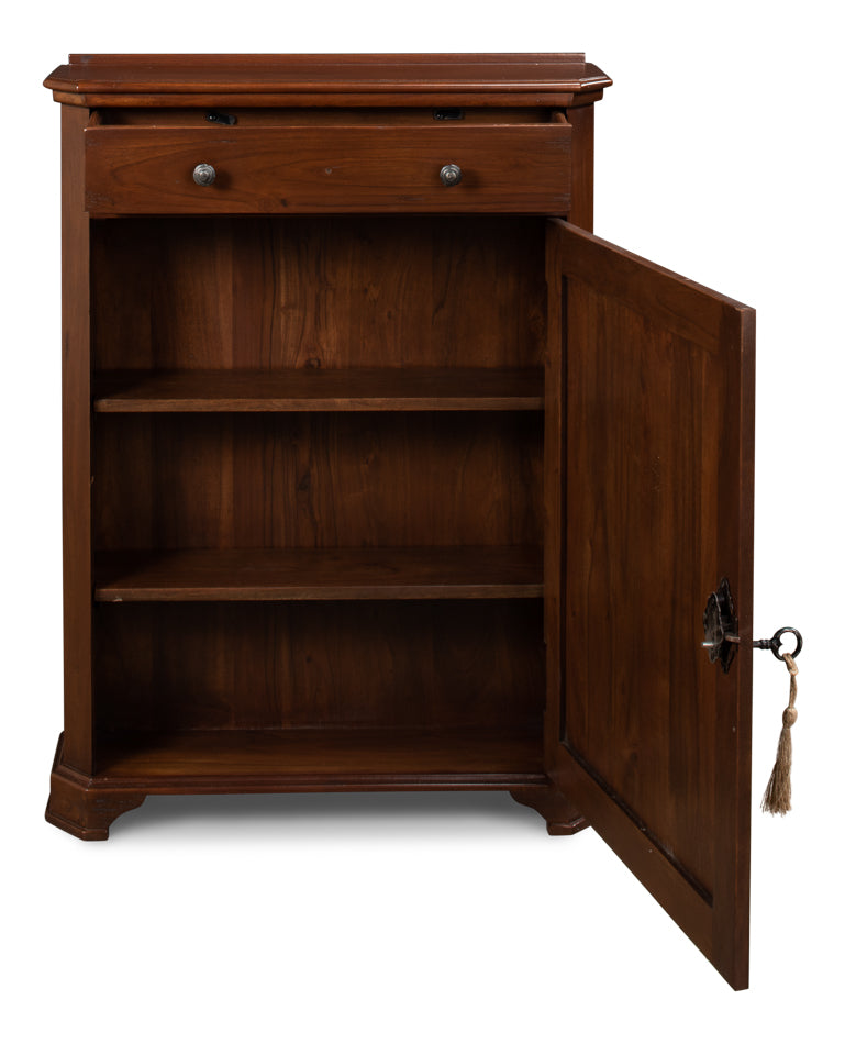 Dante Hall Cabinet, Walnut by Sarreid Ltd - view 3
