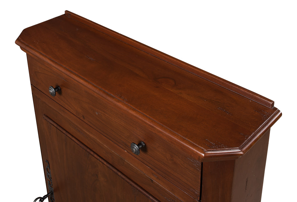 Dante Hall Cabinet, Walnut by Sarreid Ltd - view 4