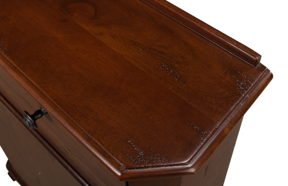 Dante Hall Cabinet, Walnut by Sarreid Ltd - view 5