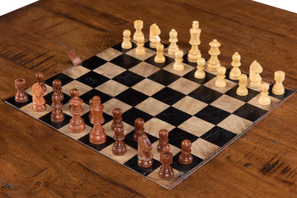 Low Game Table With Four Stools by Sarreid Ltd - view 5
