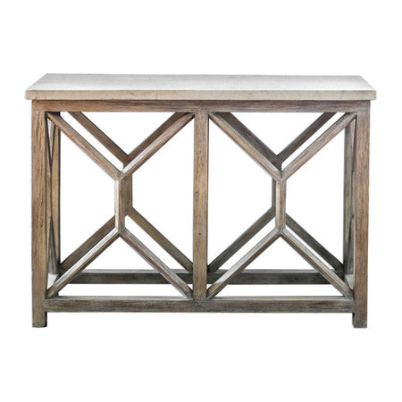 Catali Stone Top Console Sofa Table