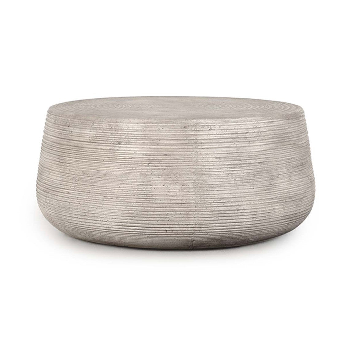 Nellie Outdoor Concrete Gray Coffee Table 37"