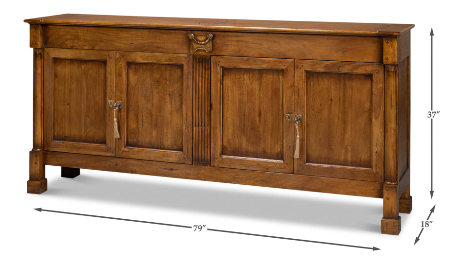 Caracole Credenza, Cline by Sarreid Ltd - view 6