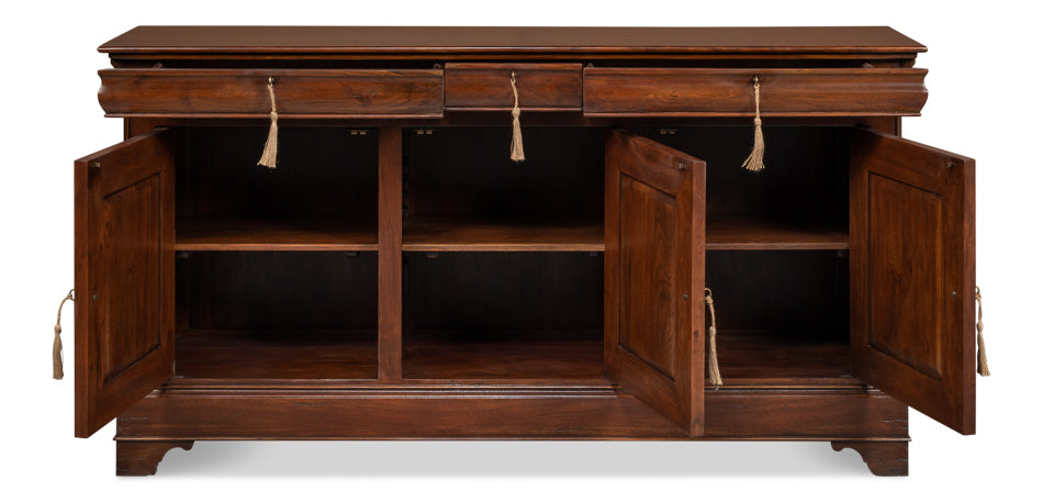 Cafe Au Lait Buffet, Cognac by Sarreid Ltd - view 3