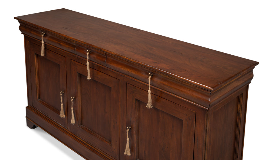 Cafe Au Lait Buffet, Cognac by Sarreid Ltd - view 4