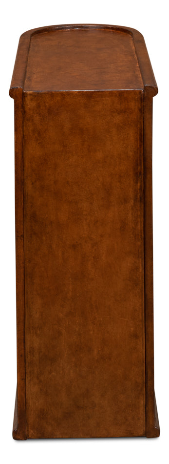 Barnes Leather Book Side Table by Sarreid Ltd - view 8