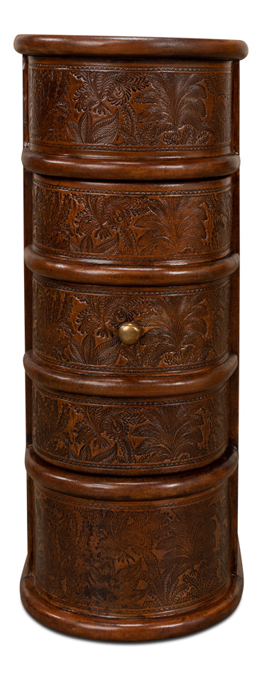 Barnes Leather Book Side Table by Sarreid Ltd - view 10