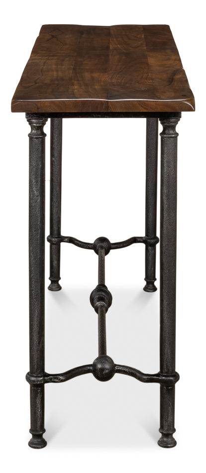Layton Lodge Console Table, Natural Fnsh by Sarreid Ltd - view 8