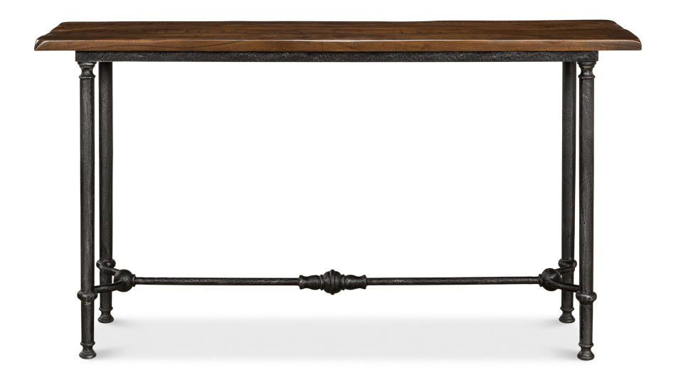 Layton Lodge Console Table, Natural Fnsh by Sarreid Ltd - view 2