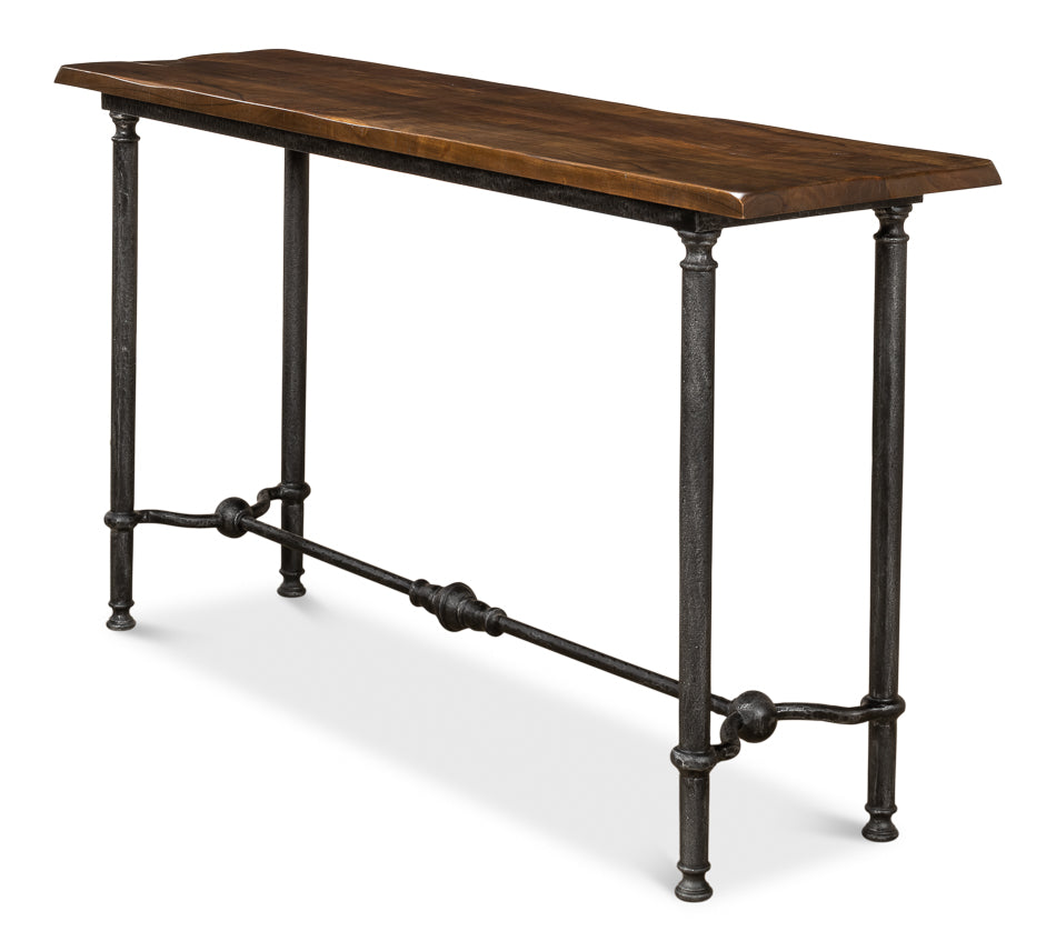 Layton Lodge Console Table, Natural Fnsh by Sarreid Ltd - view 3