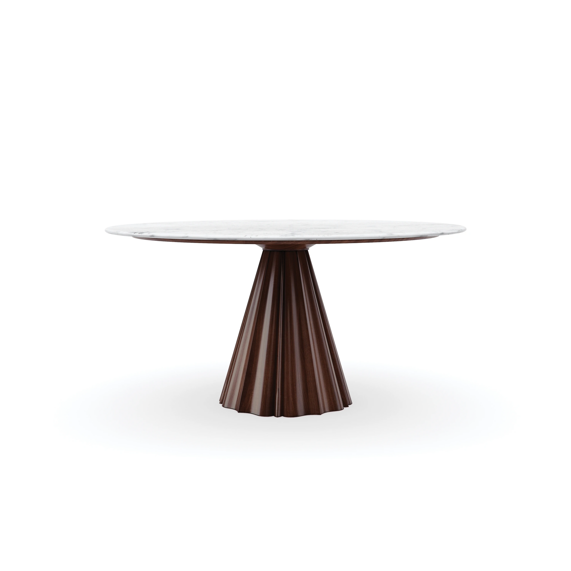 All Natural Rich Walnut Dining Table 60" by Caracole - view 7