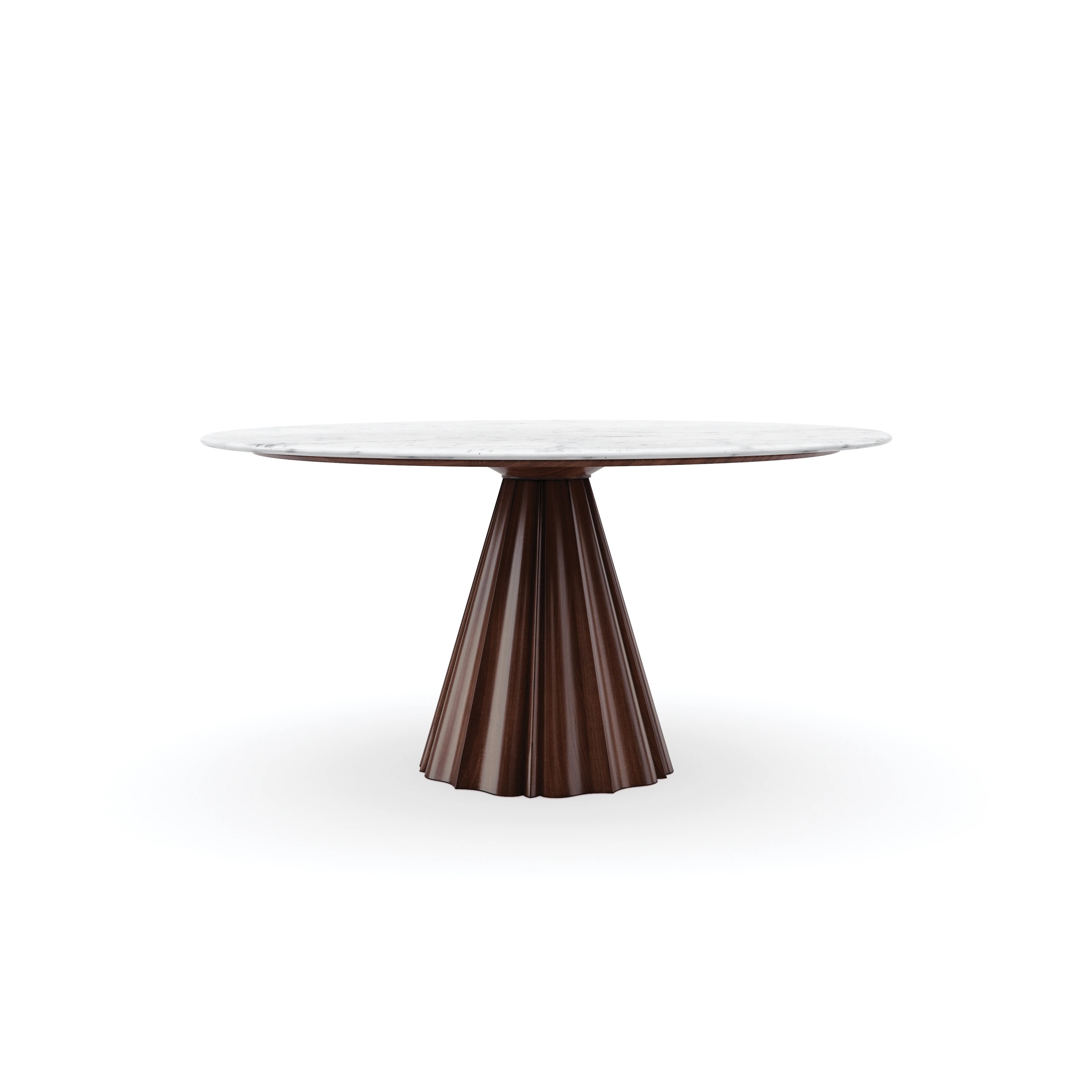 All Natural Rich Walnut Dining Table 60" by Caracole - view 7