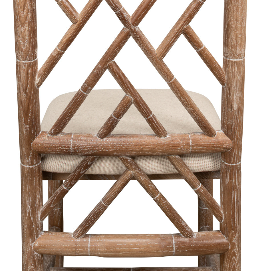 Brighton Bamboo Side Chair by Sarreid Ltd - view 8