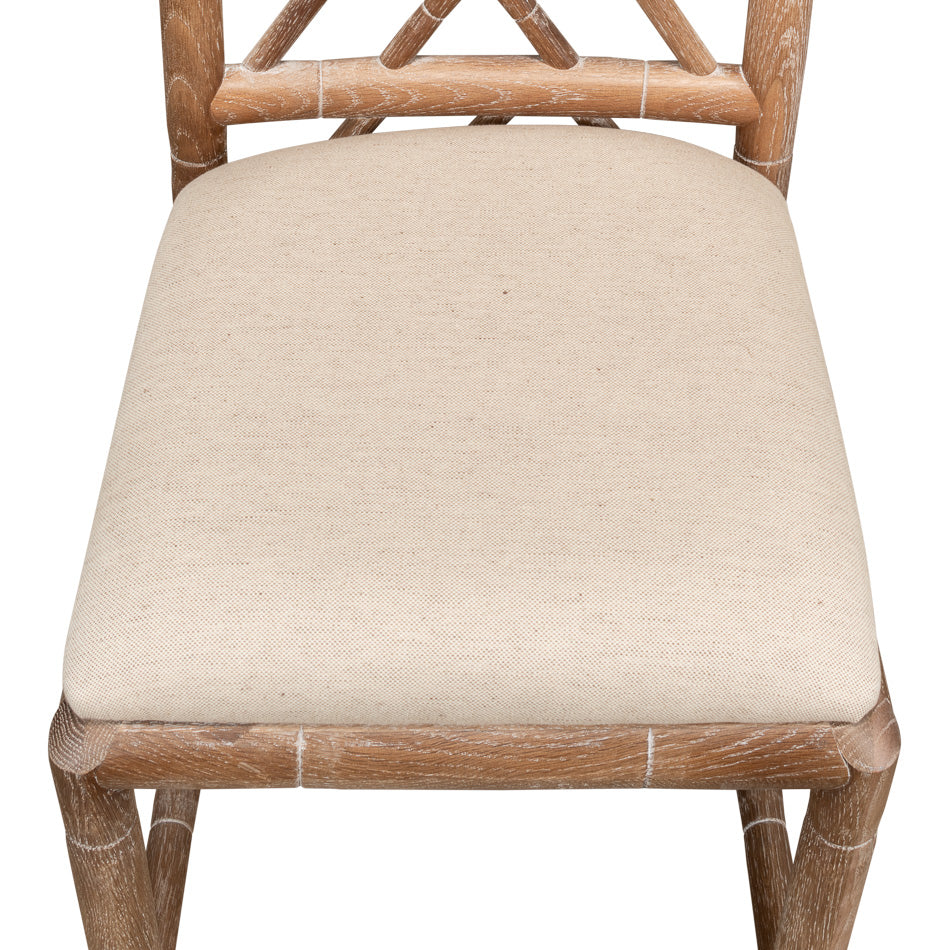 Brighton Bamboo Side Chair by Sarreid Ltd - view 10