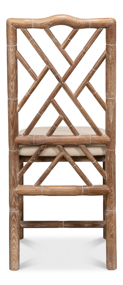 Brighton Bamboo Side Chair by Sarreid Ltd - view 4
